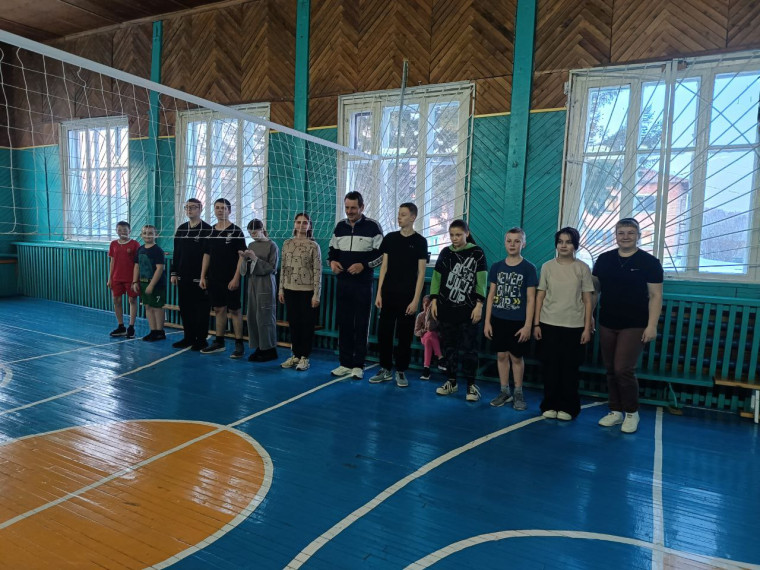 Товарищеская встреча по волейболу..